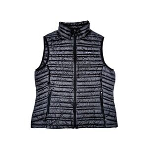 Patagonia Down Sweater Vest Womens XL Black Goose Down Lightweight Puffer